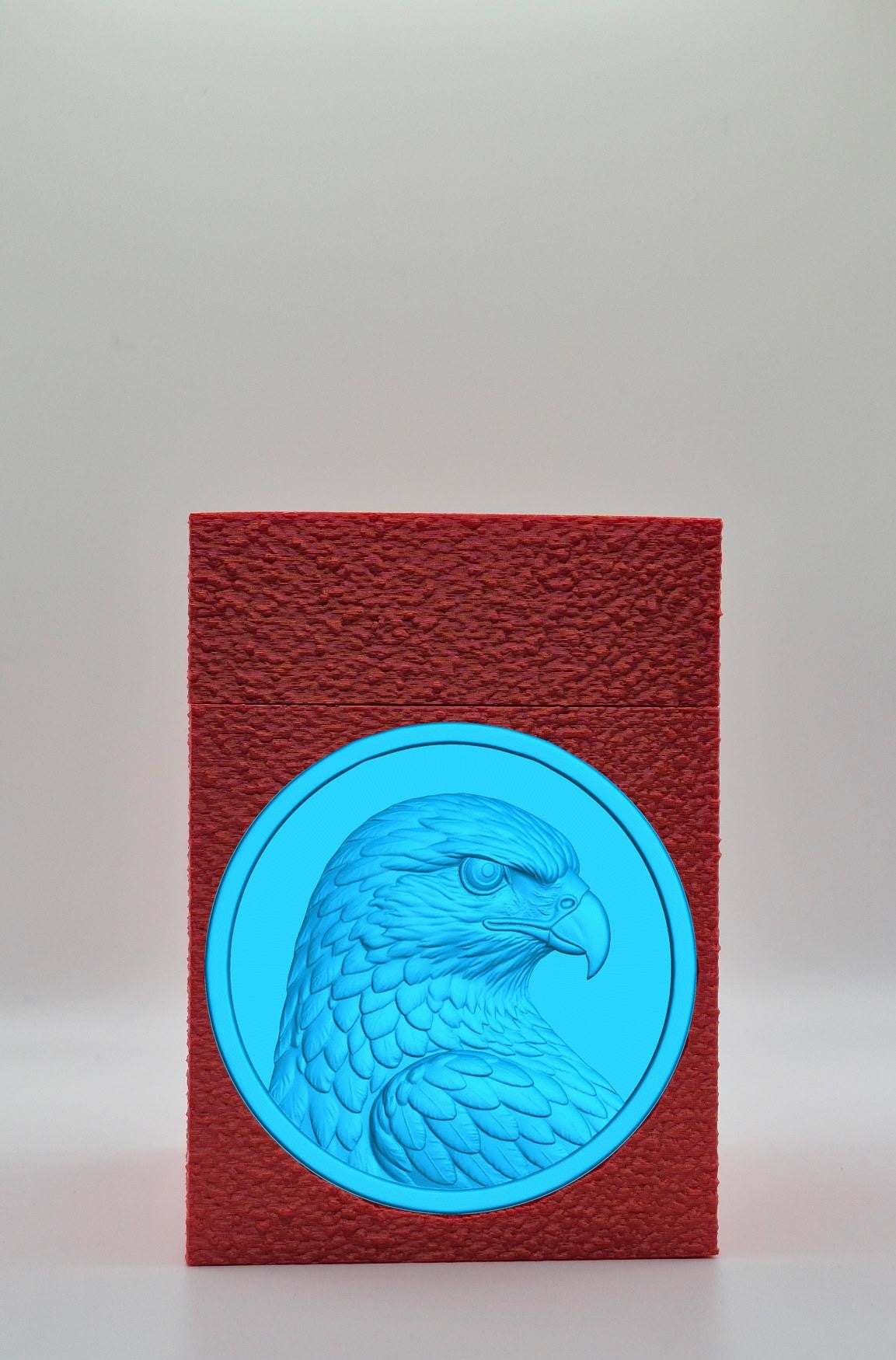 Eagle Card Box — Red