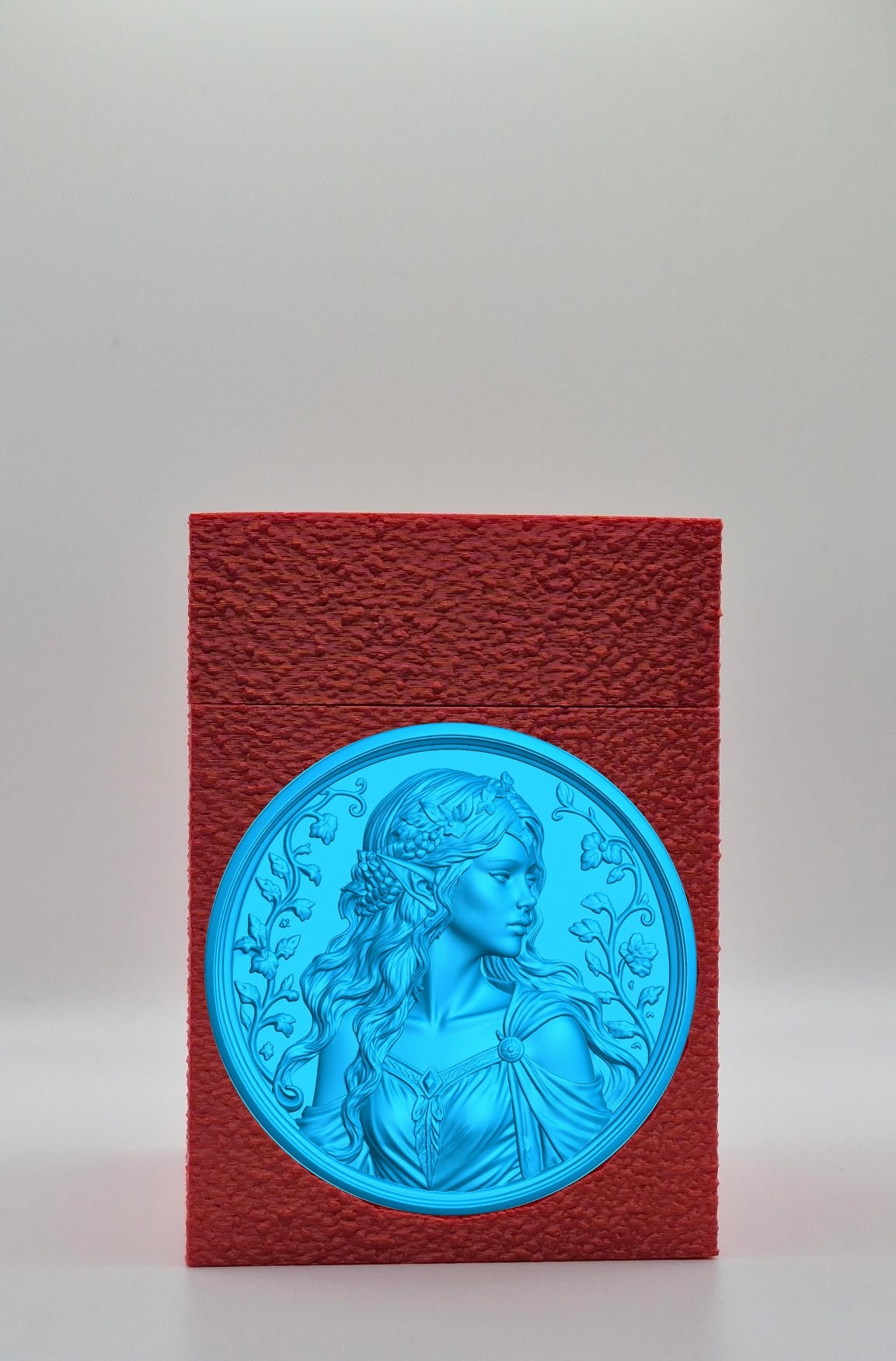 Elf Maiden Card Box — Red