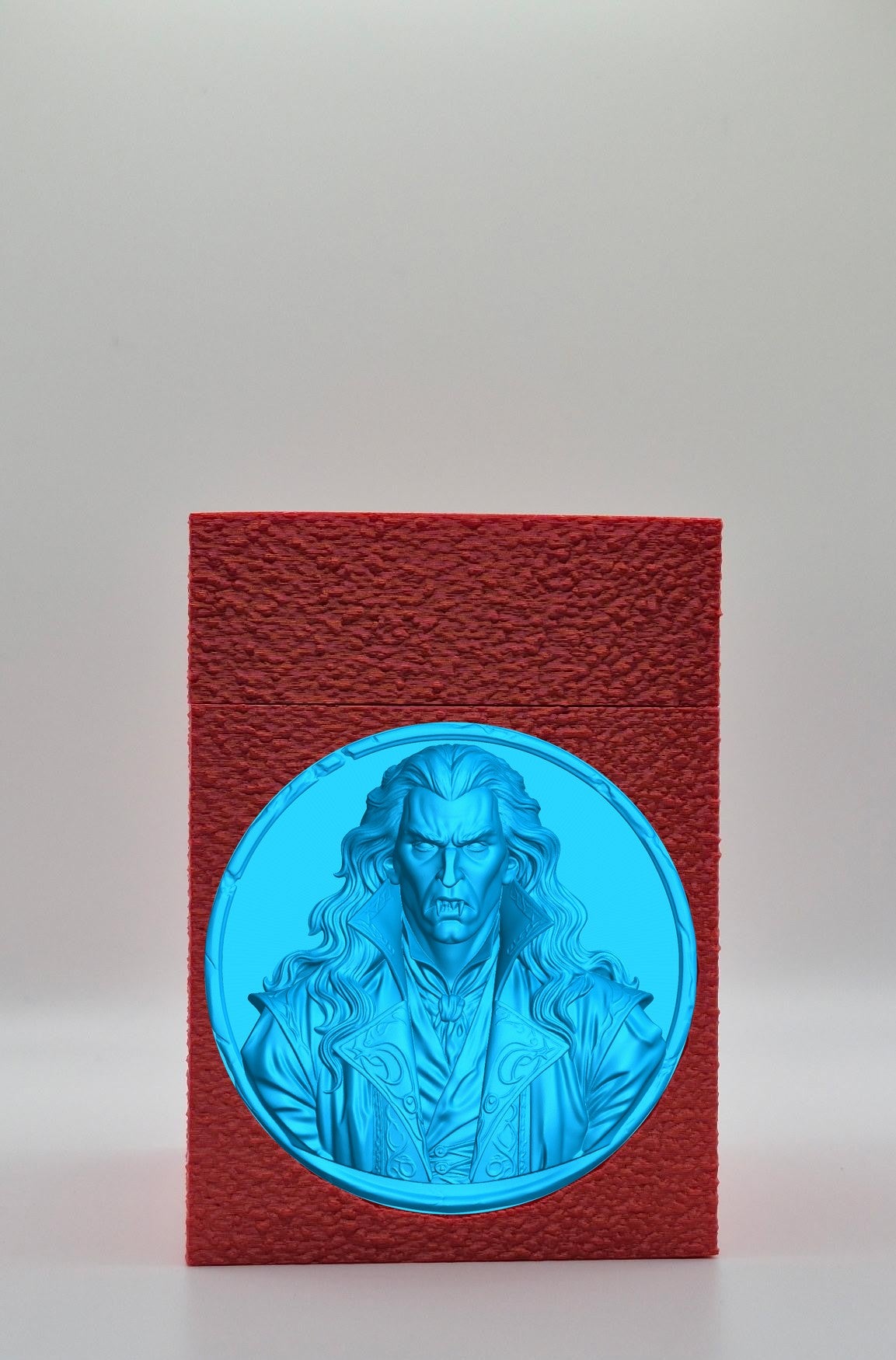 Gothic Vampire Card Box — Red