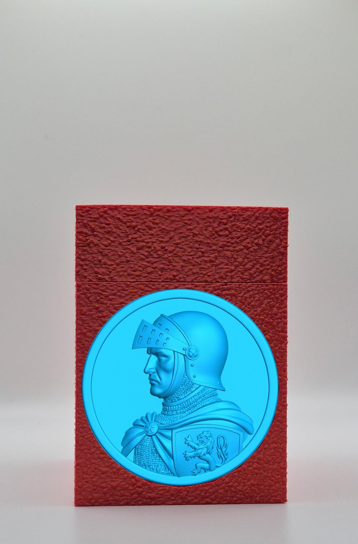 Knight Card Box — Red