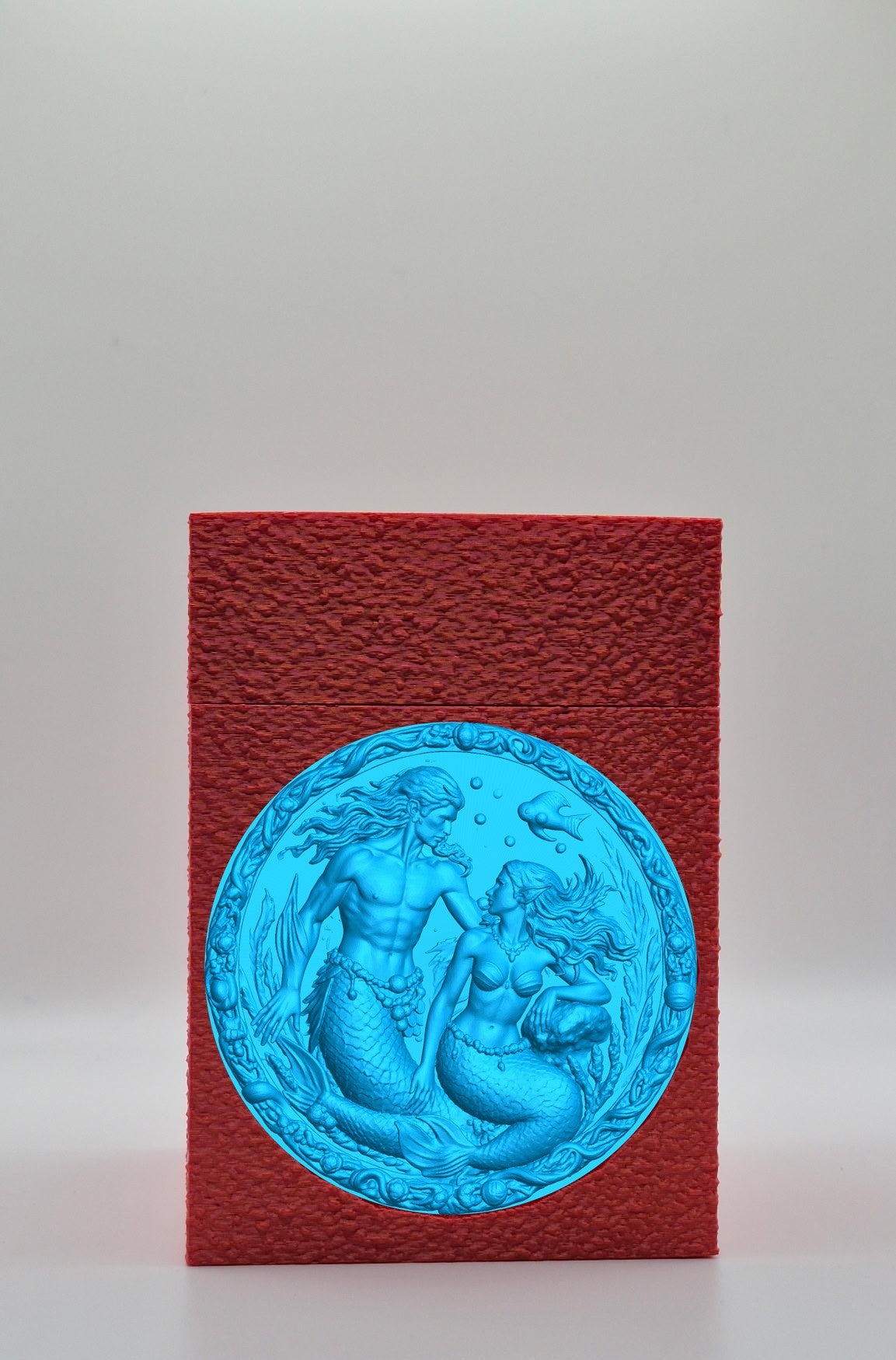 Merfolk Card Box — Red