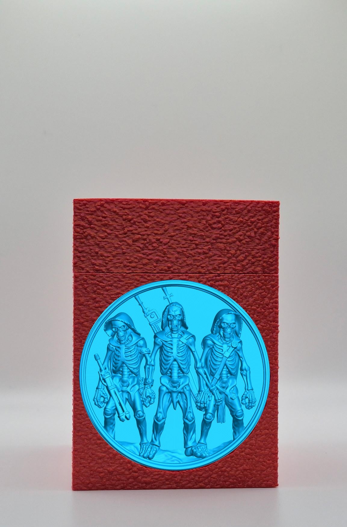 Skeleton Army Card Box — Red