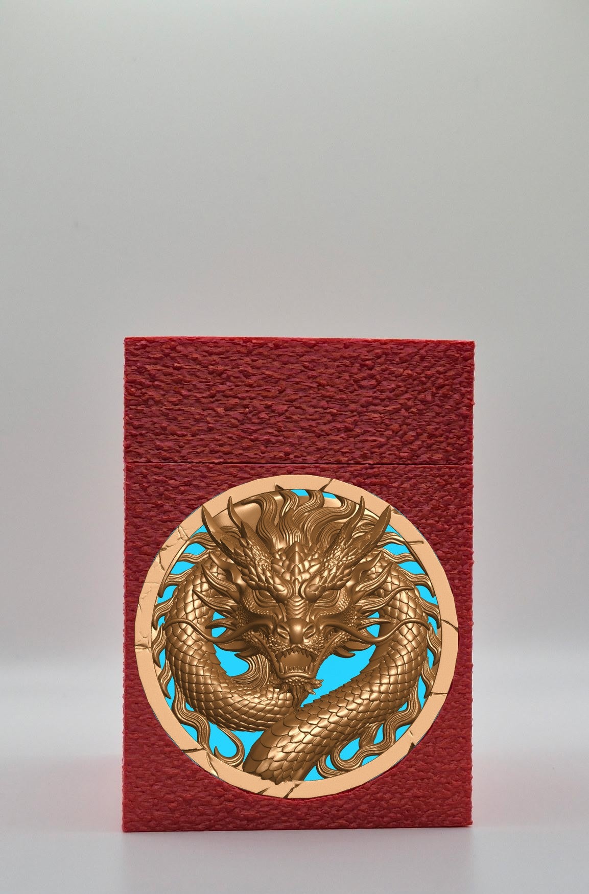 Dragon Card Box — Red