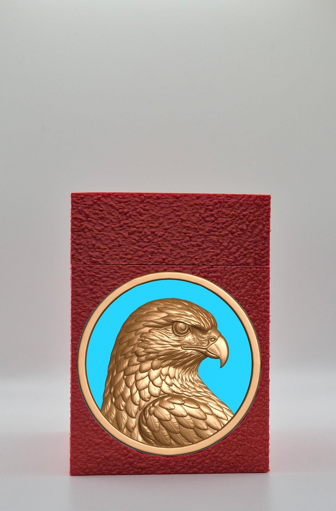 Eagle Card Box — Red