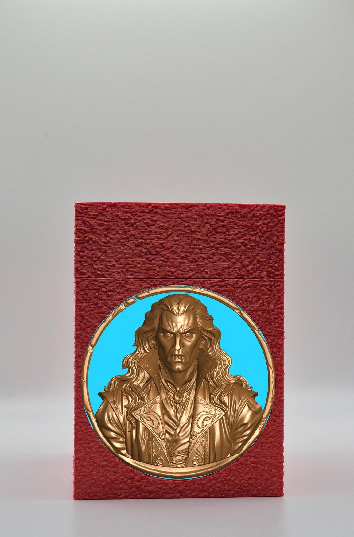 Gothic Vampire Card Box — Red