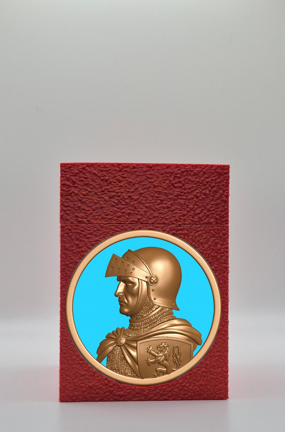 Knight Card Box — Red