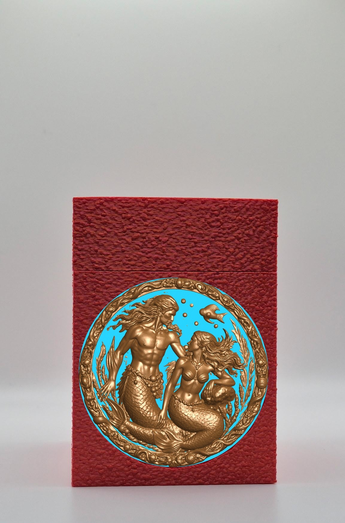 Merfolk Card Box — Red
