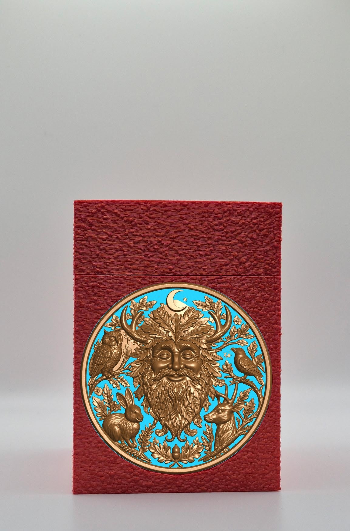 Tree Spirit Card Box — Red