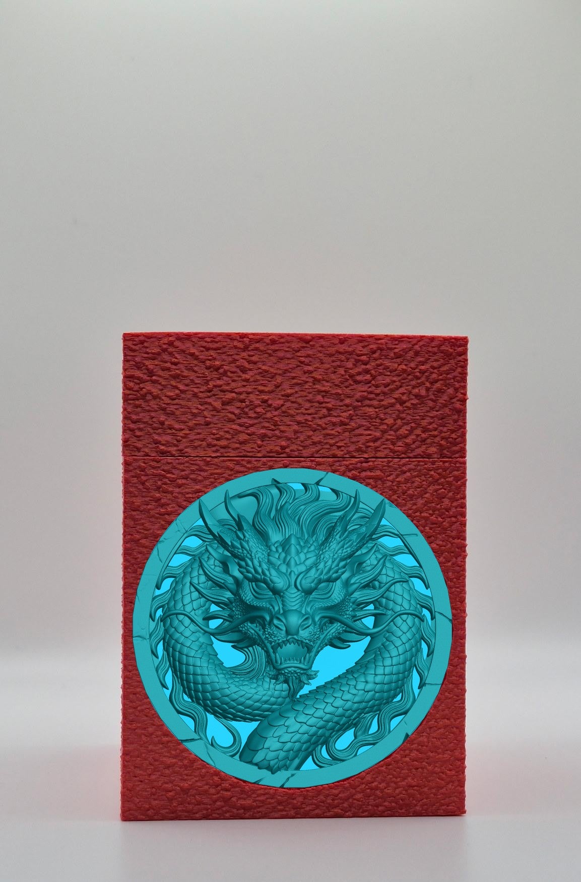 Dragon Card Box — Red