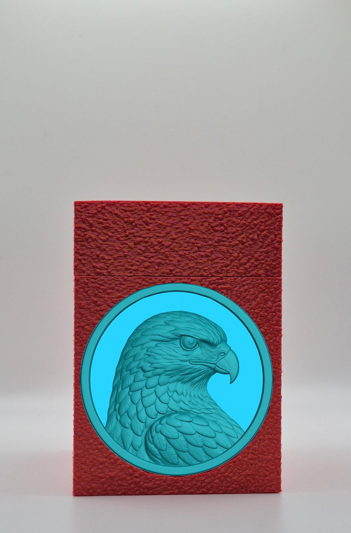 Eagle Card Box — Red