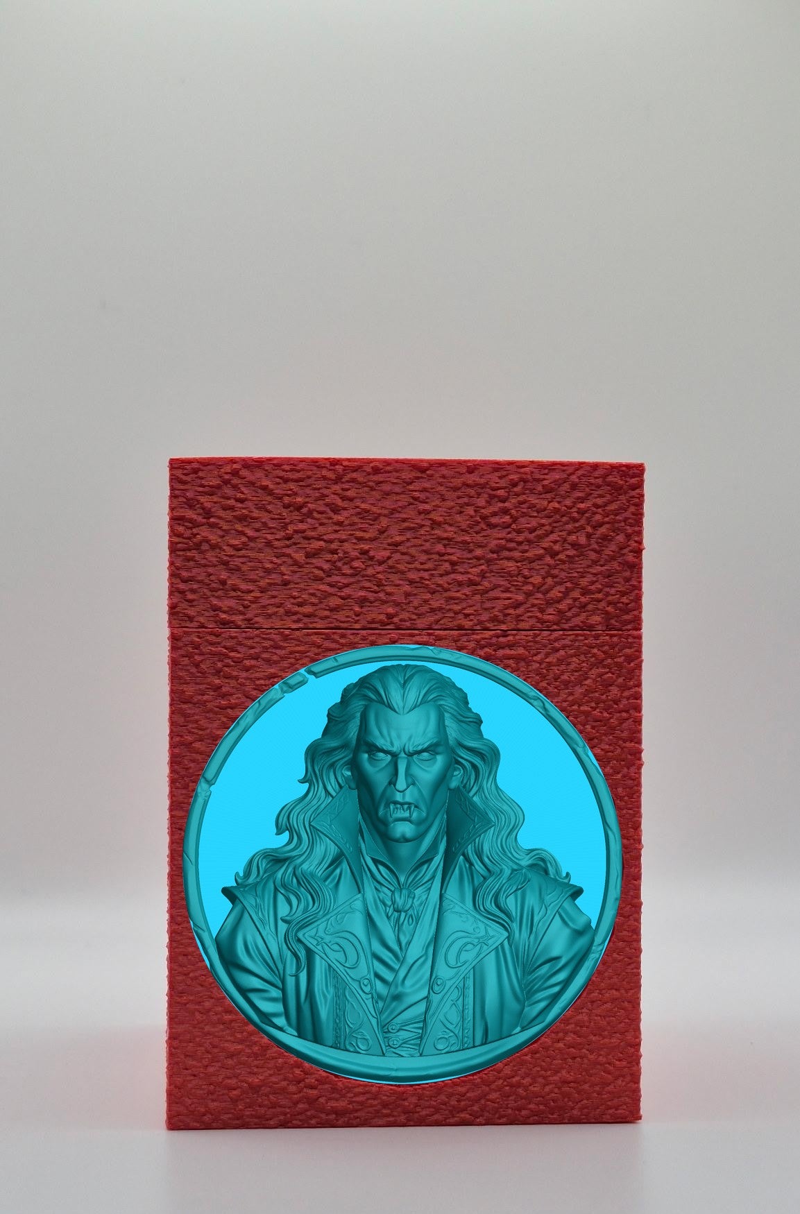 Gothic Vampire Card Box — Red