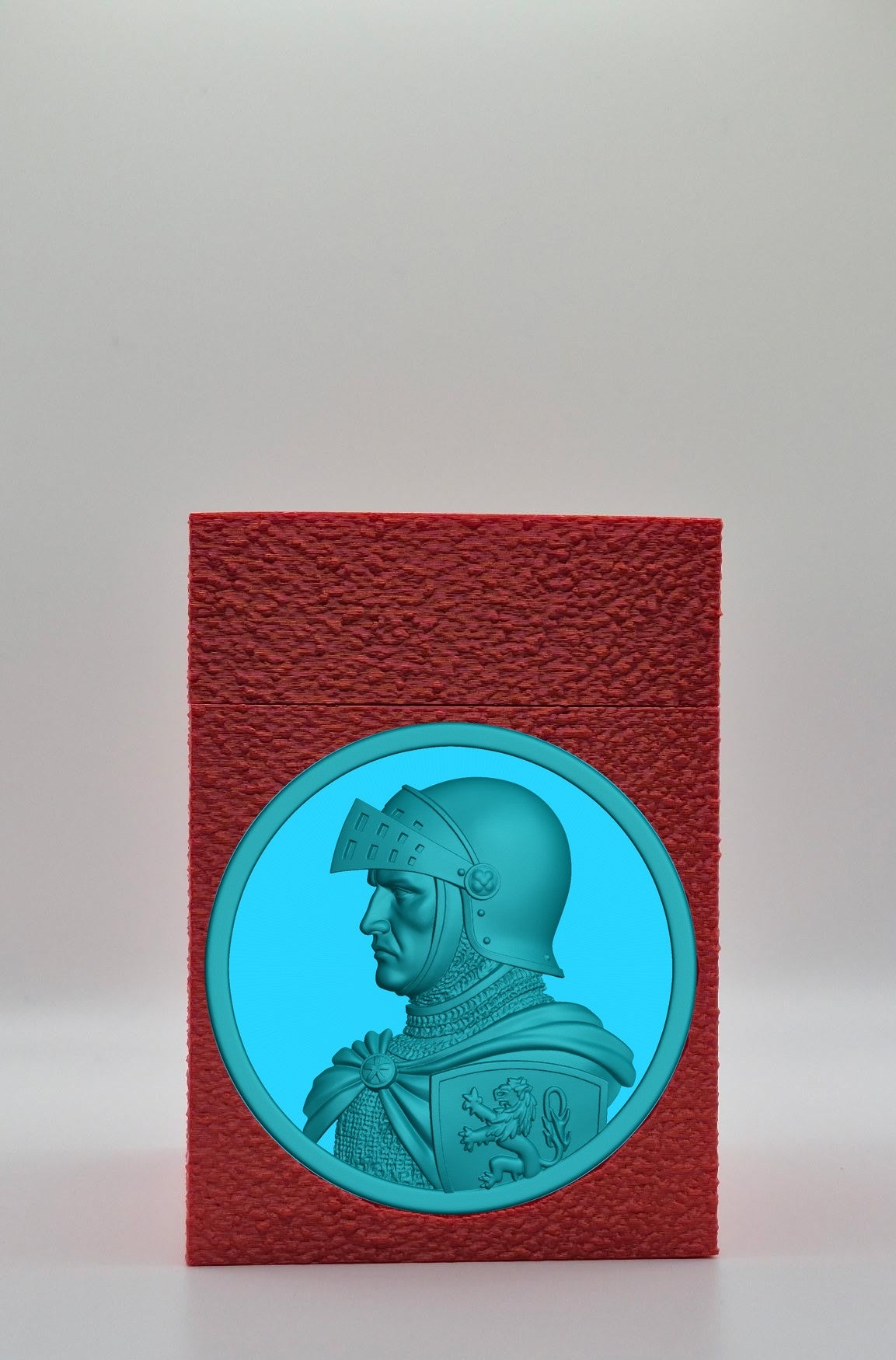 Knight Card Box — Red