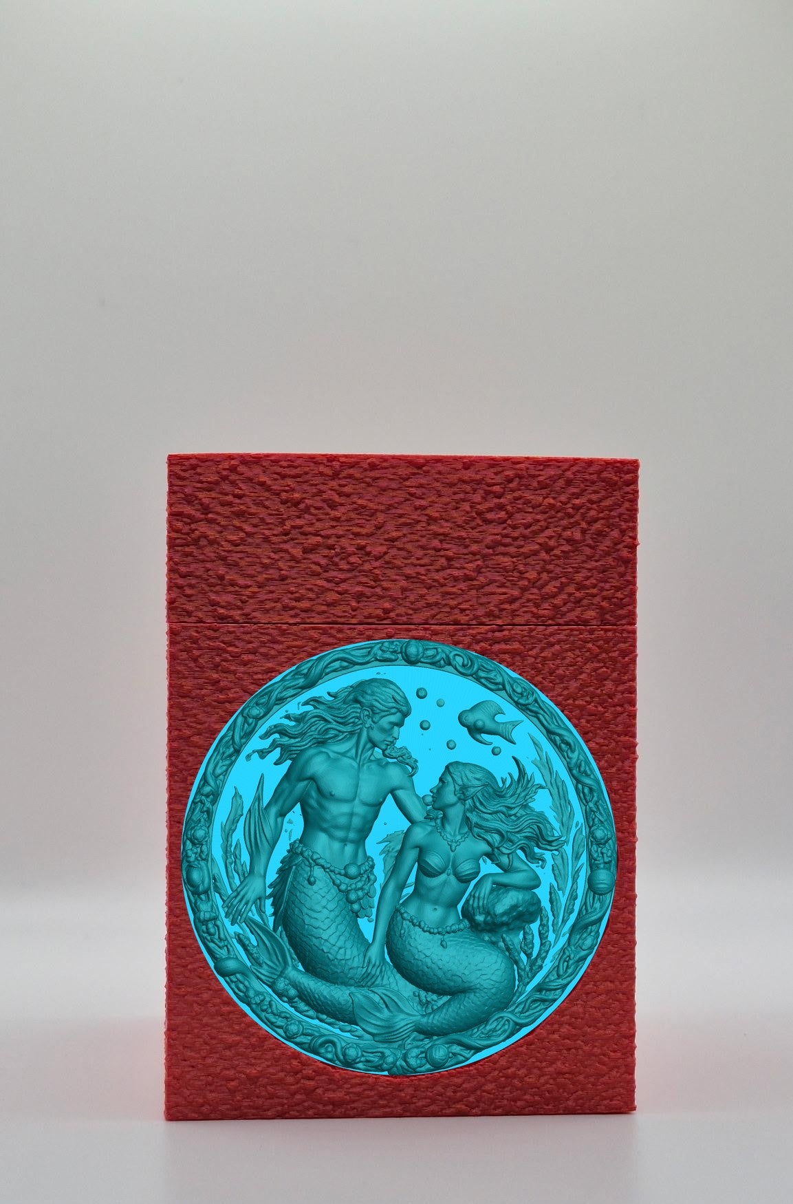 Merfolk Card Box — Red