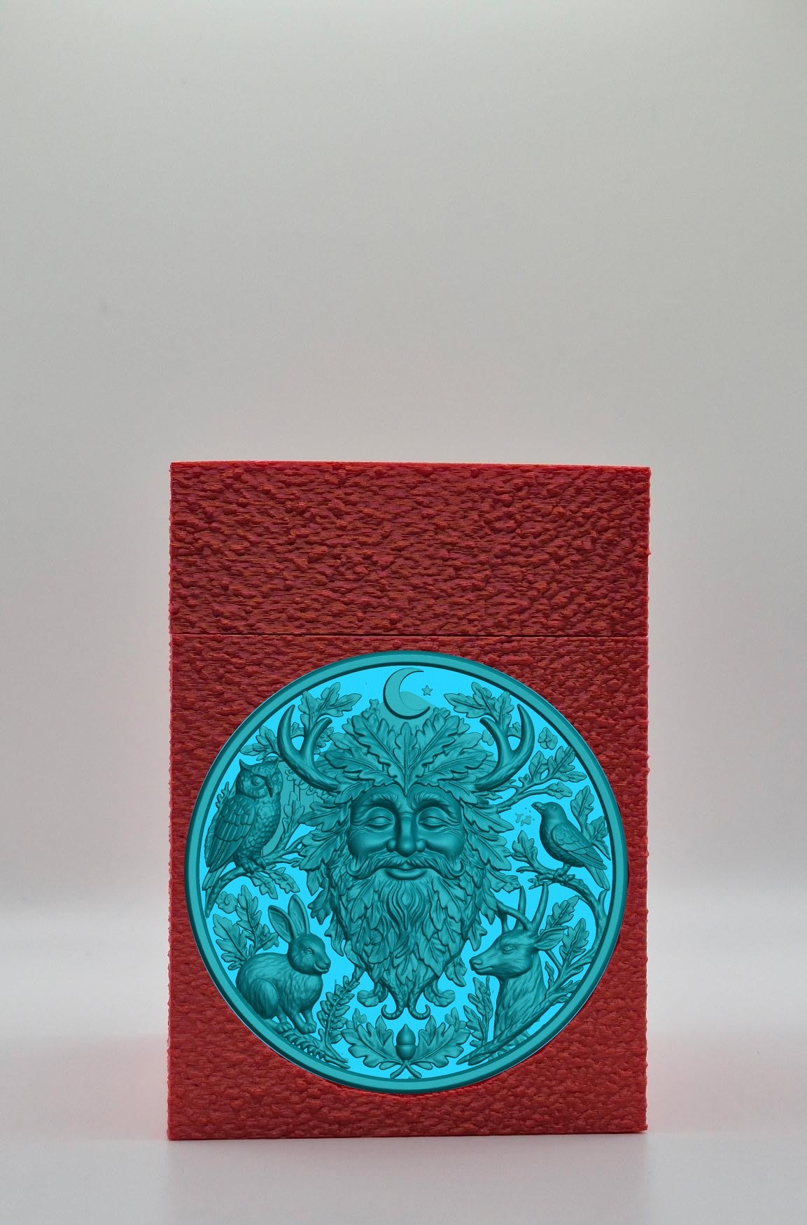 Tree Spirit Card Box — Red