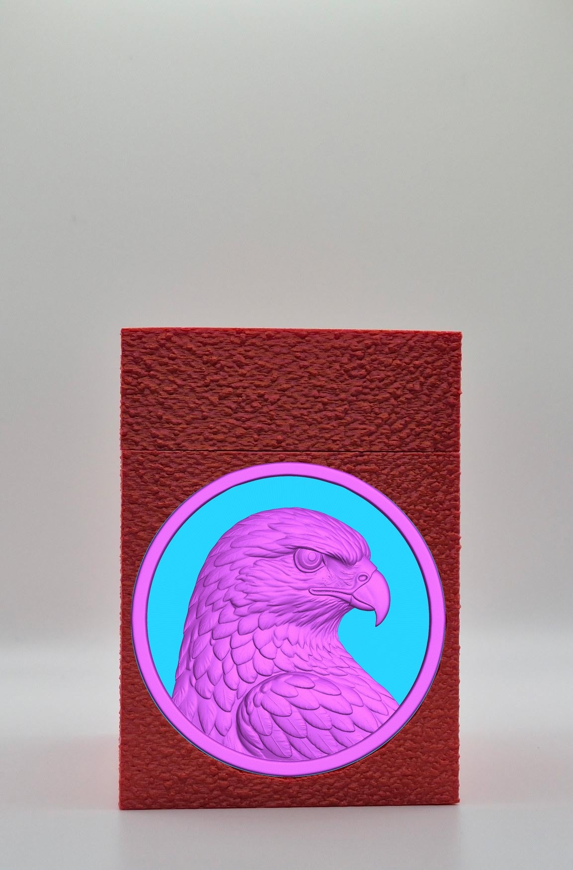 Eagle Card Box — Red