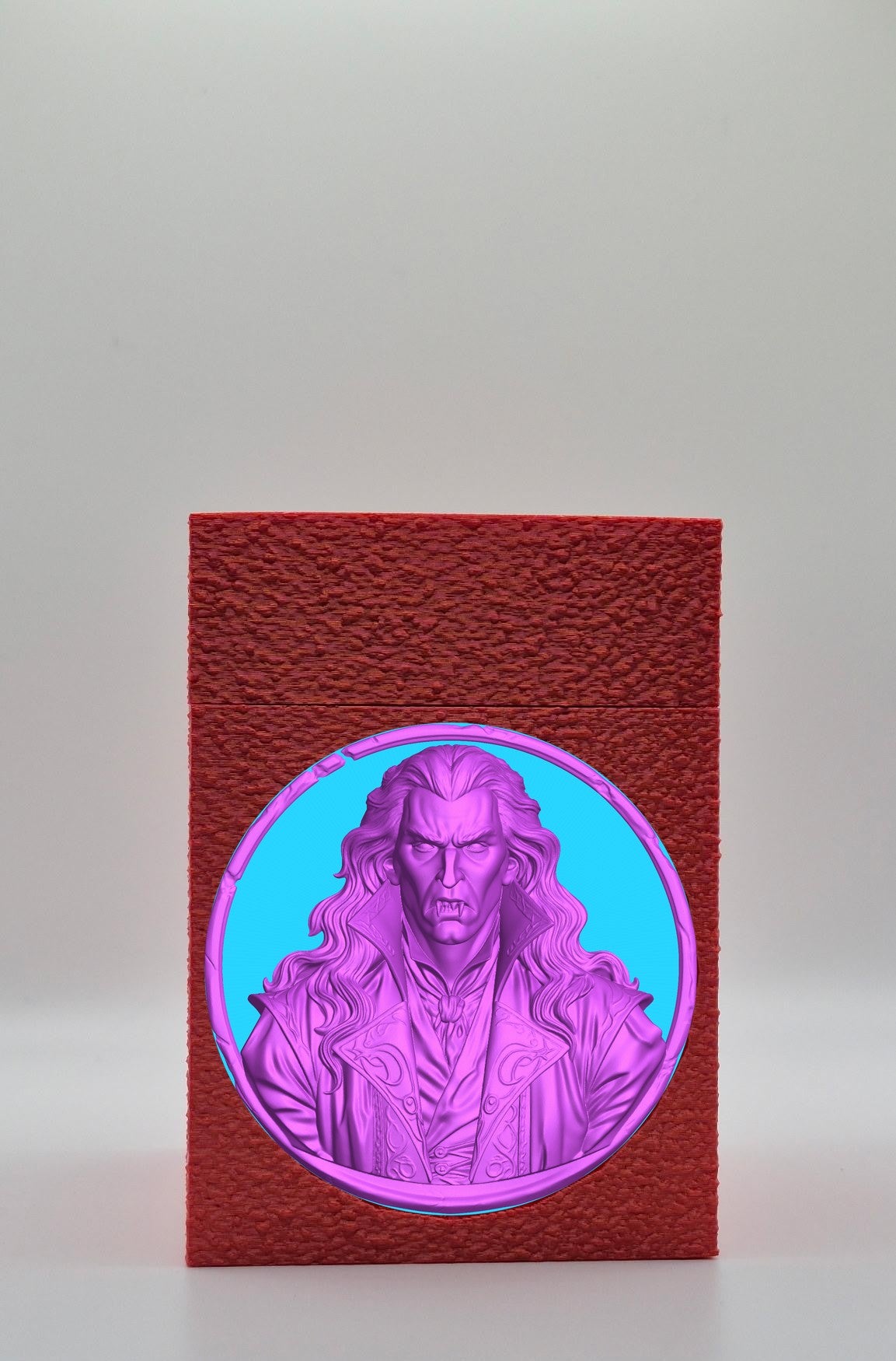 Gothic Vampire Card Box — Red