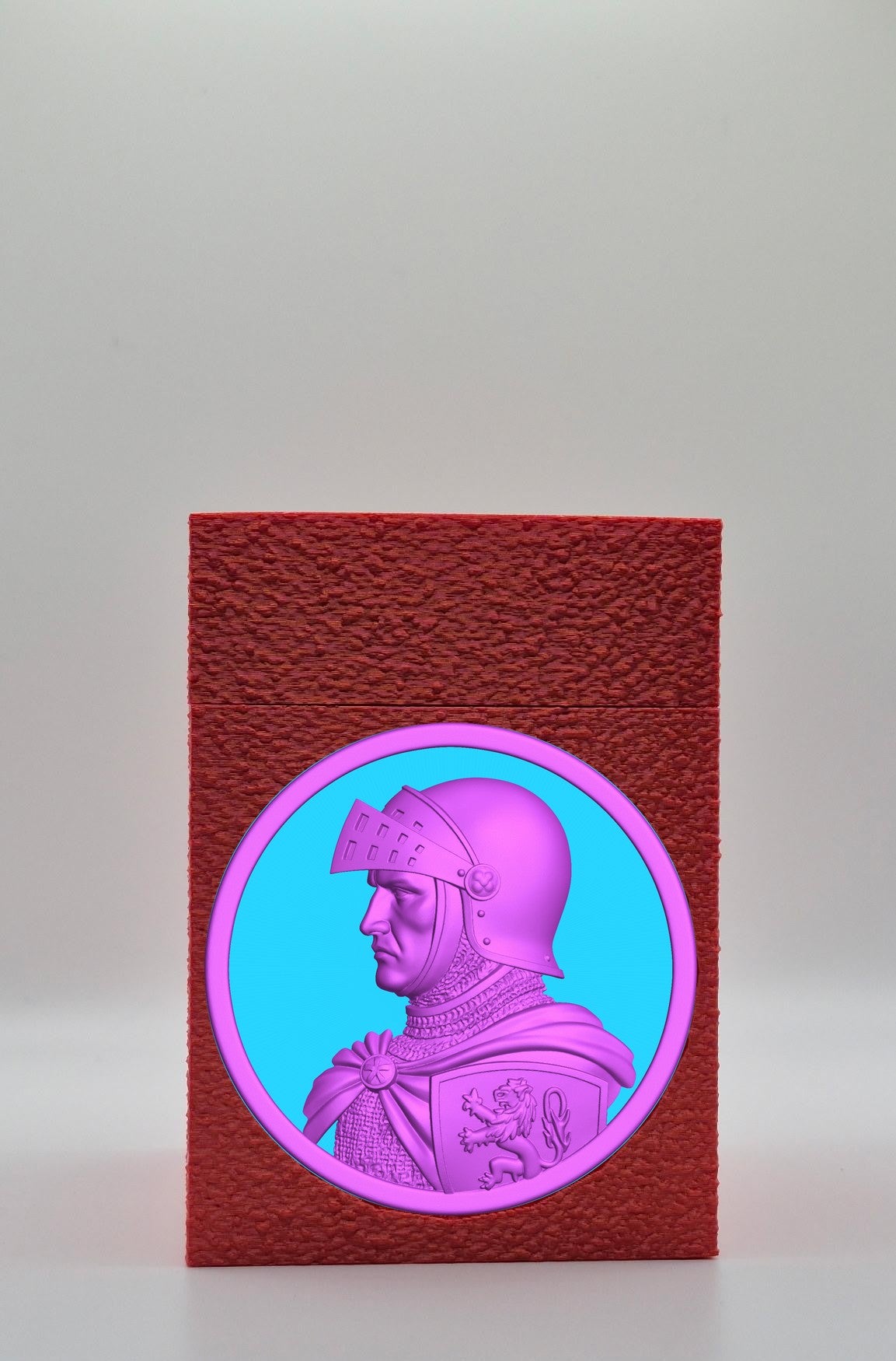 Knight Card Box — Red