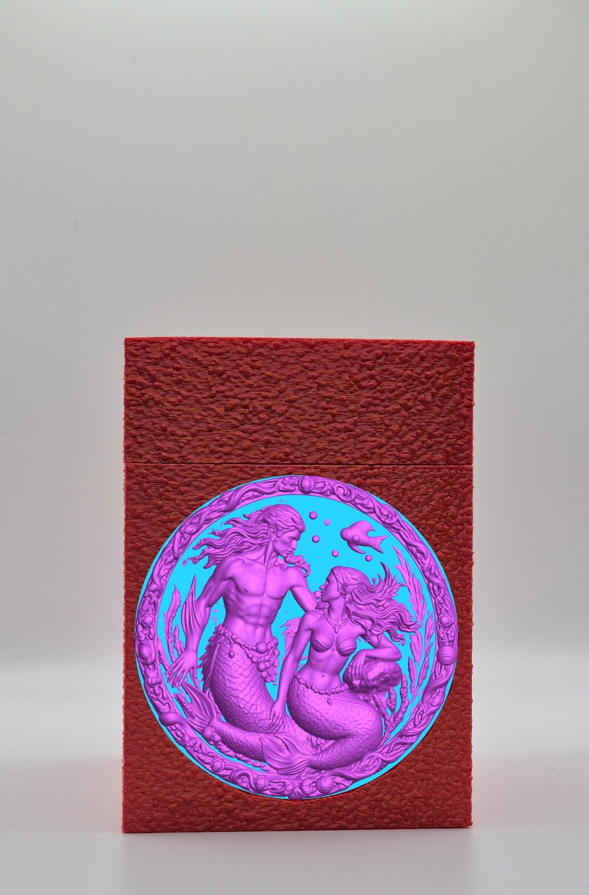 Merfolk Card Box — Red