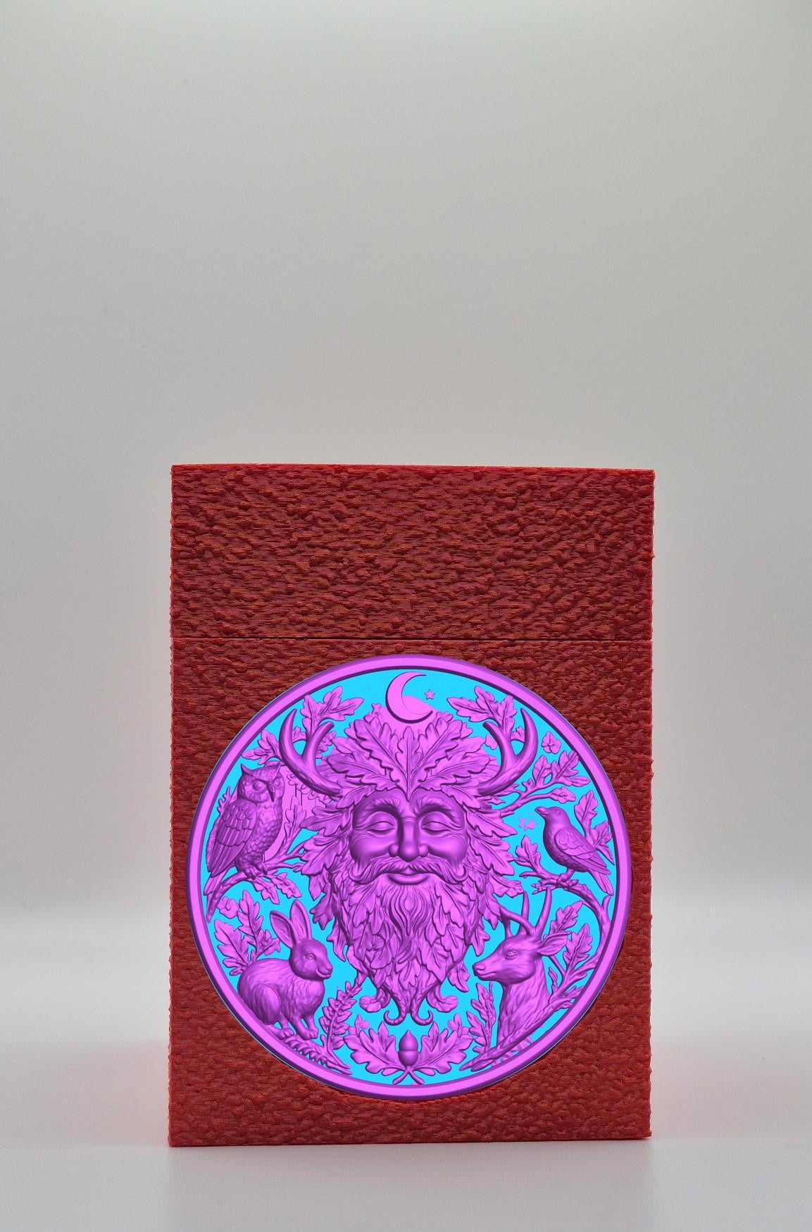 Tree Spirit Card Box — Red