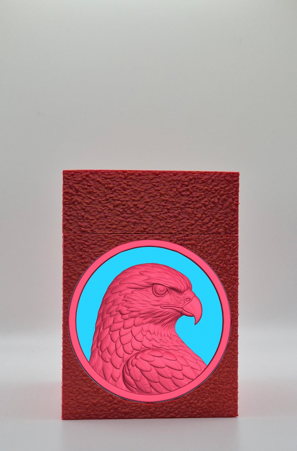 Eagle Card Box — Red