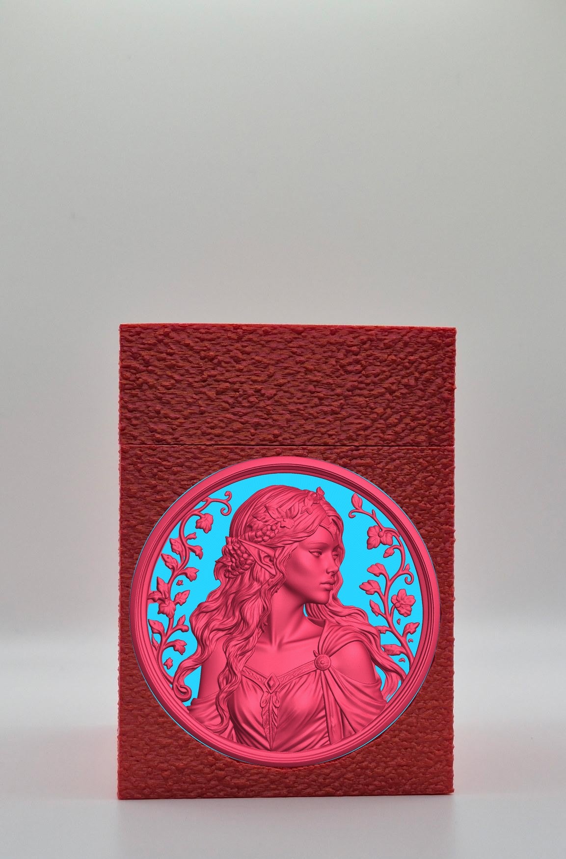 Elf Maiden Card Box — Red