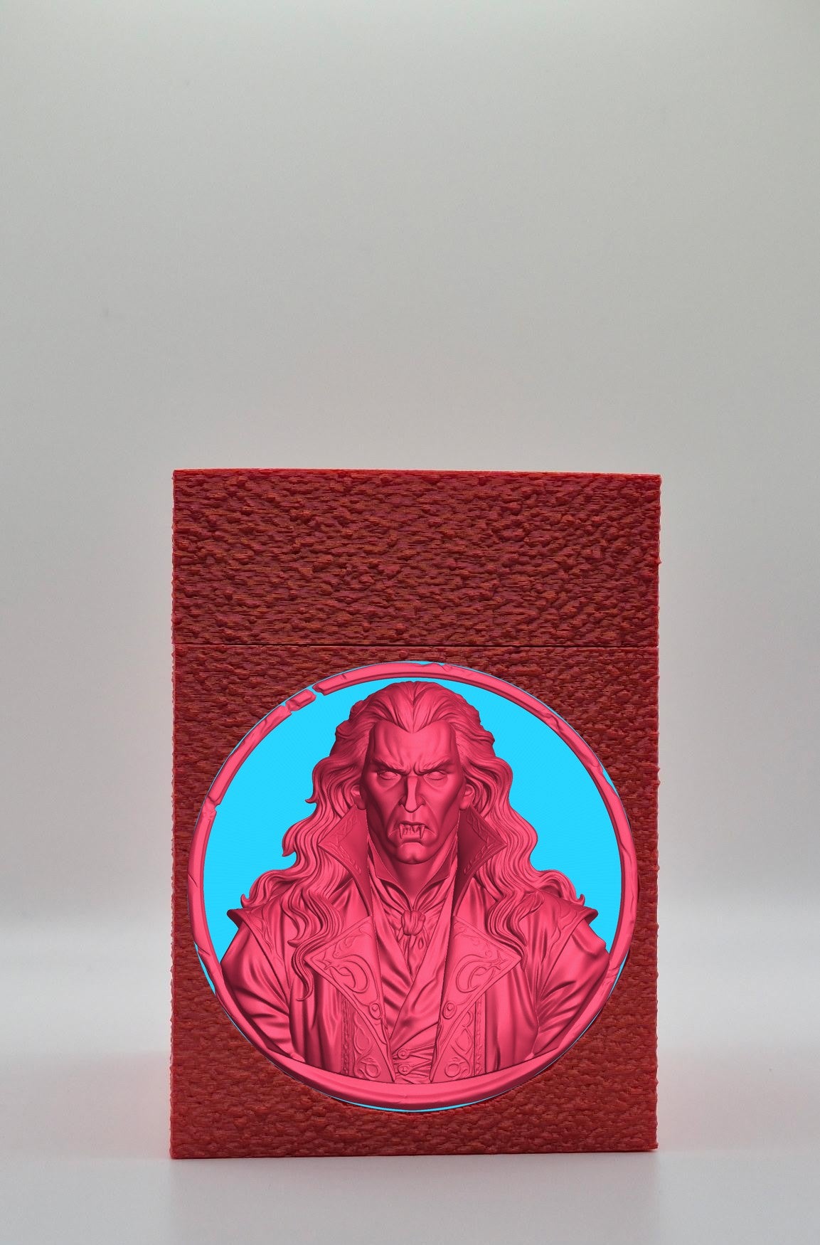 Gothic Vampire Card Box — Red