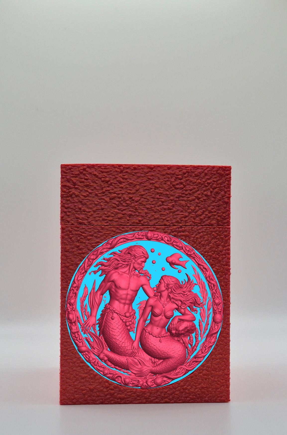 Merfolk Card Box — Red