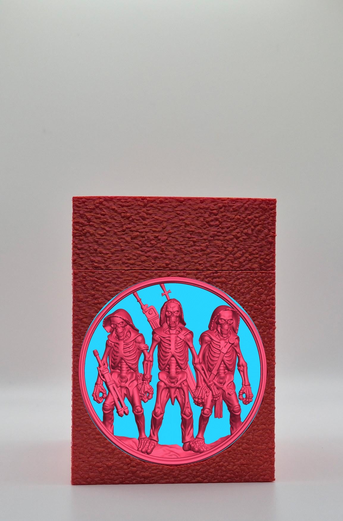Skeleton Army Card Box — Red