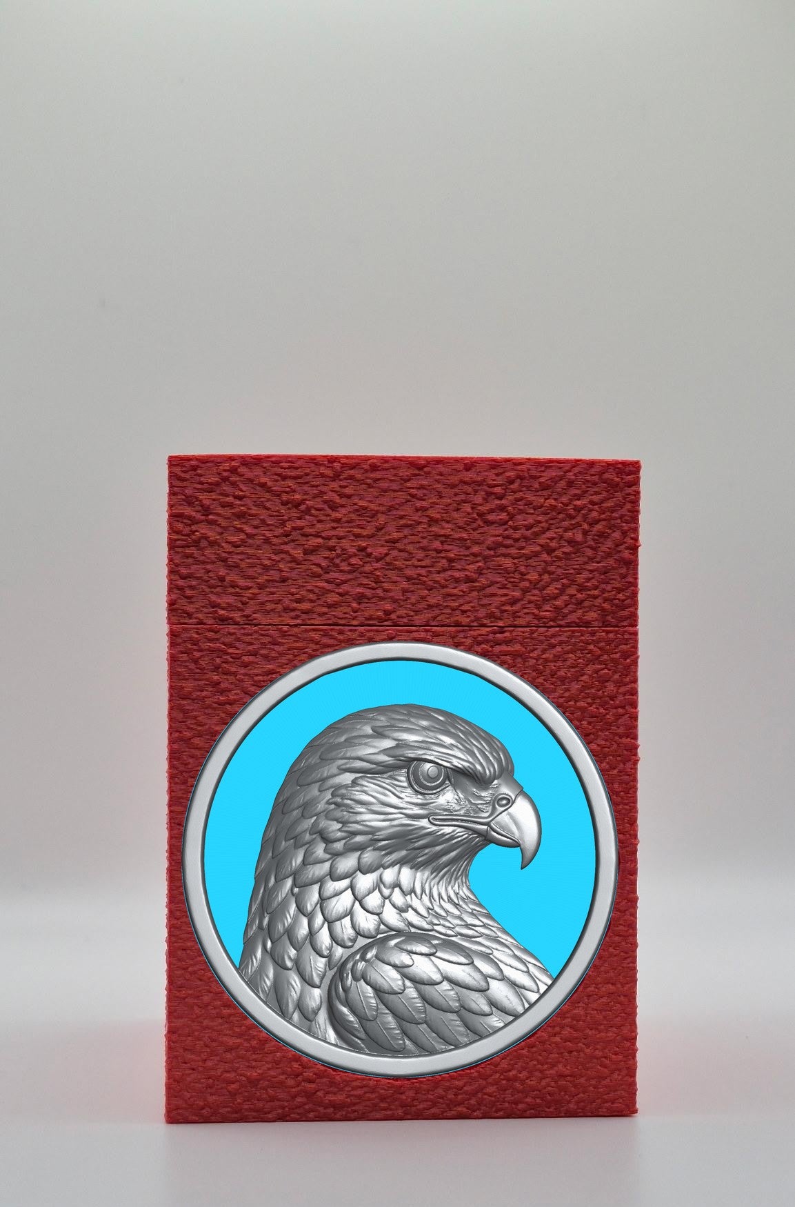 Eagle Card Box — Red