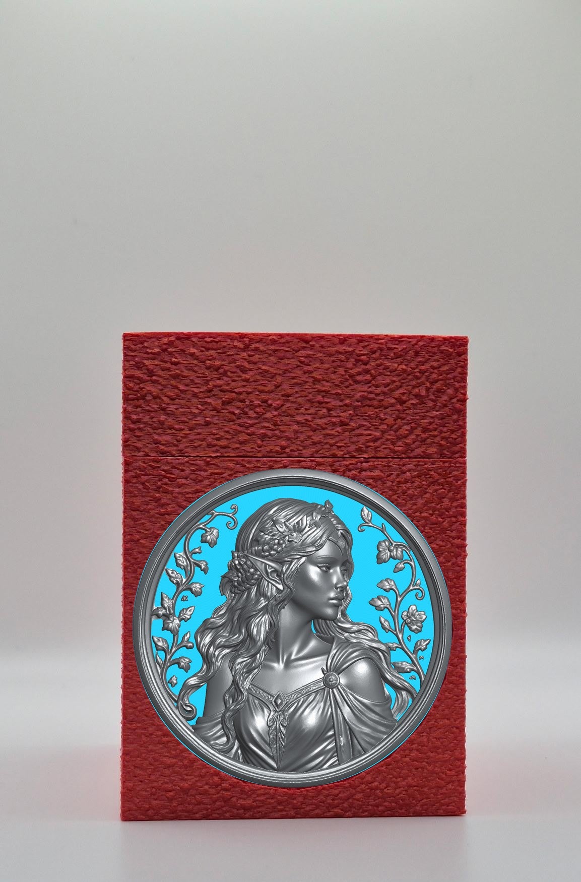 Elf Maiden Card Box — Red