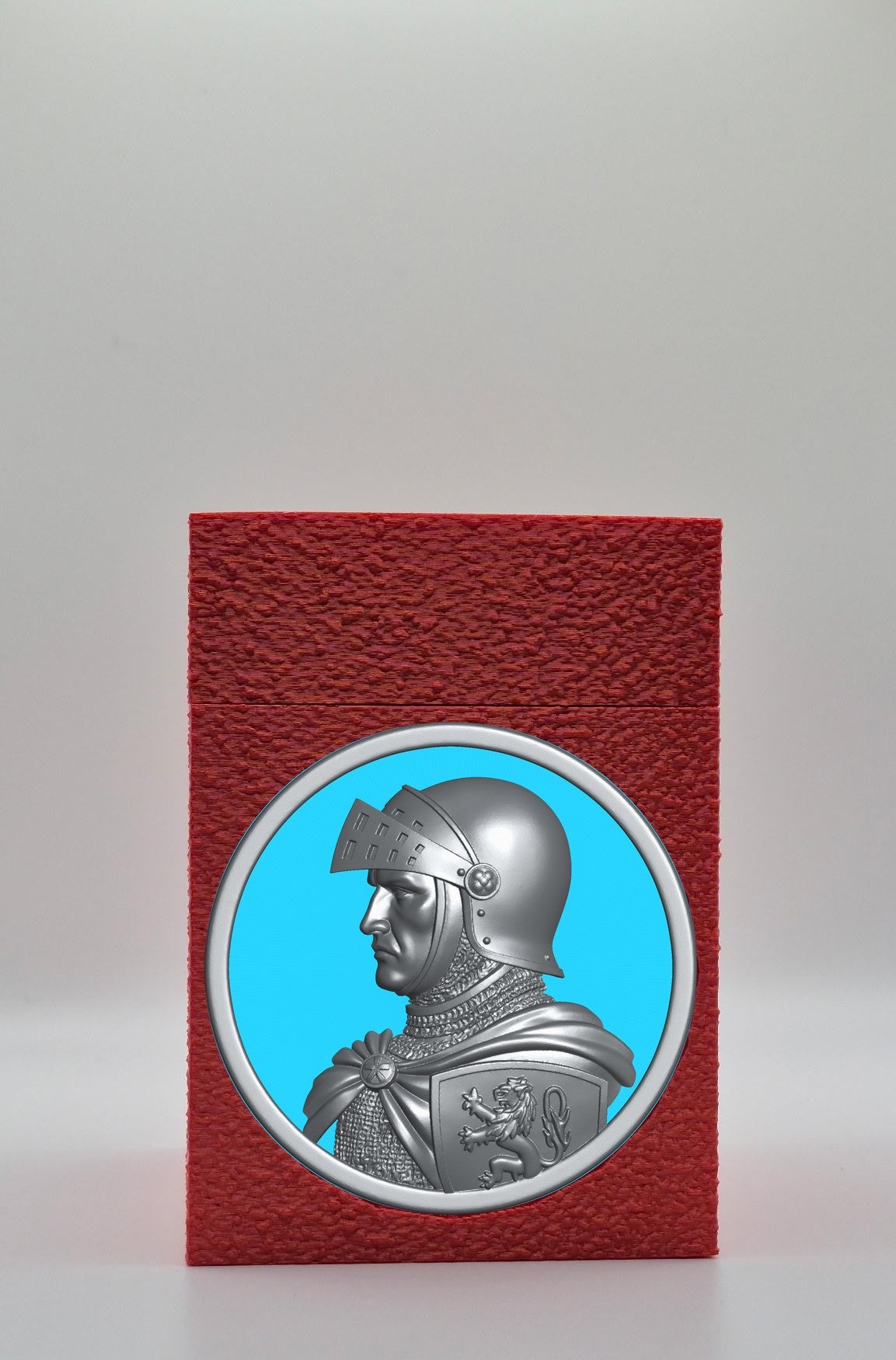 Knight Card Box — Red