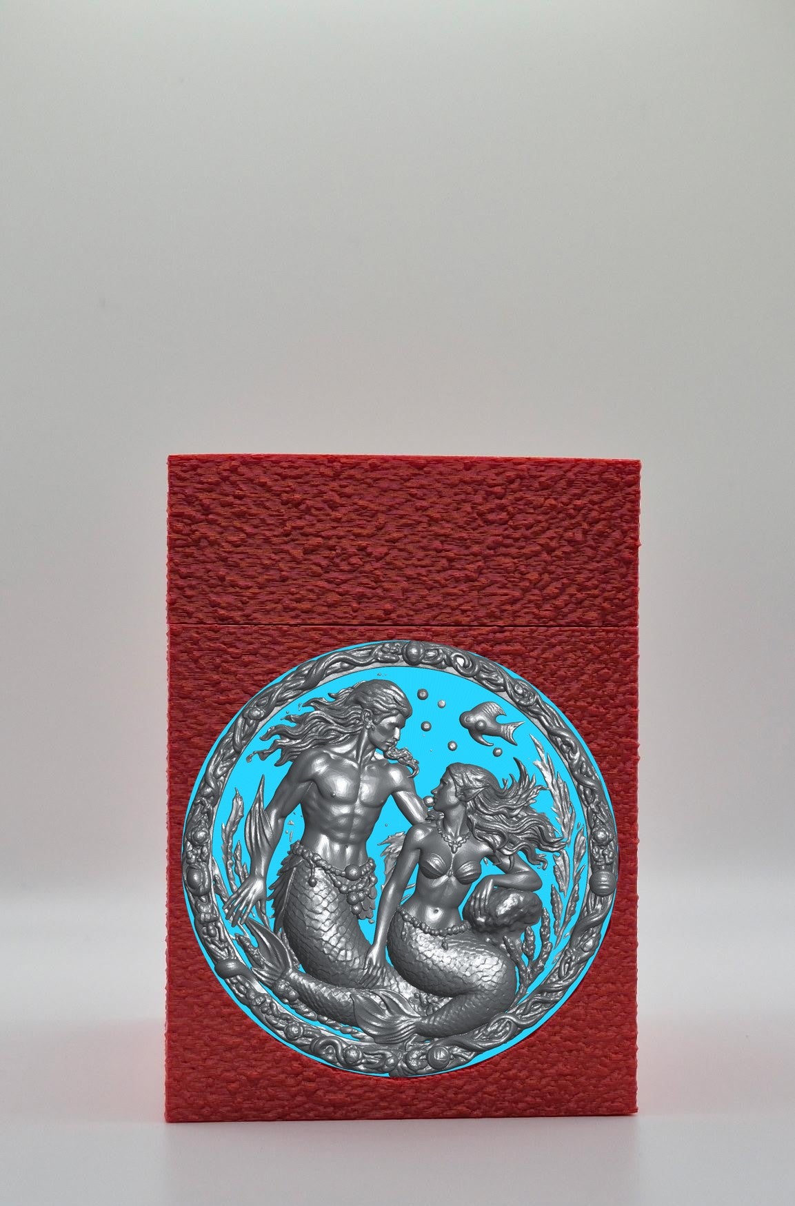Merfolk Card Box — Red