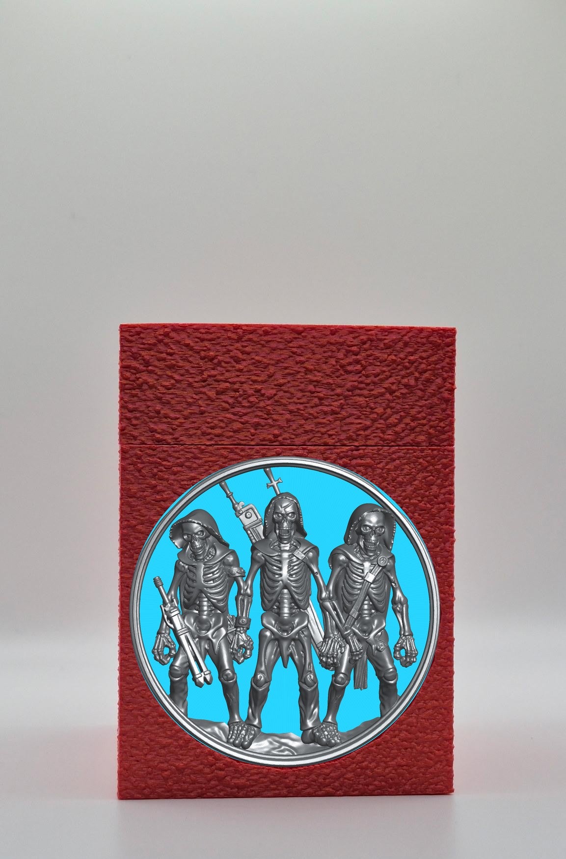 Skeleton Army Card Box — Red
