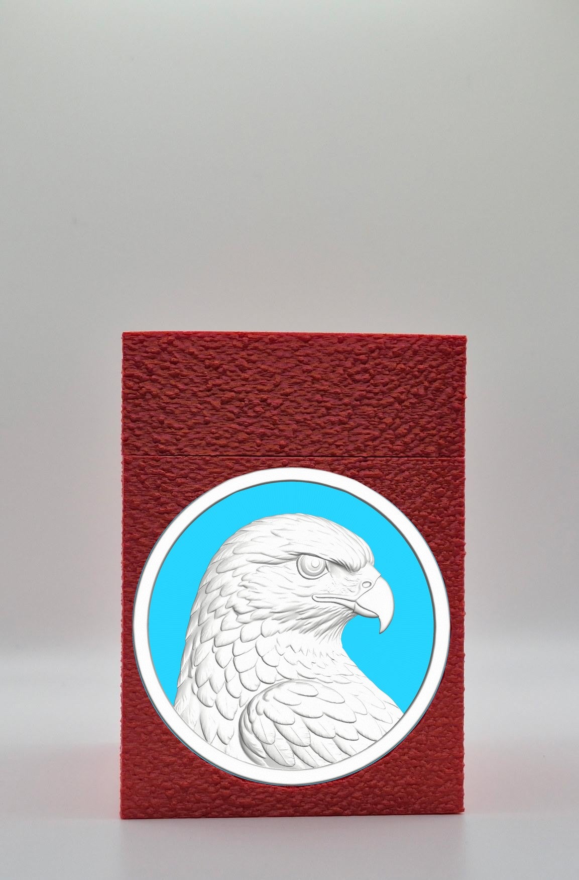 Eagle Card Box — Red