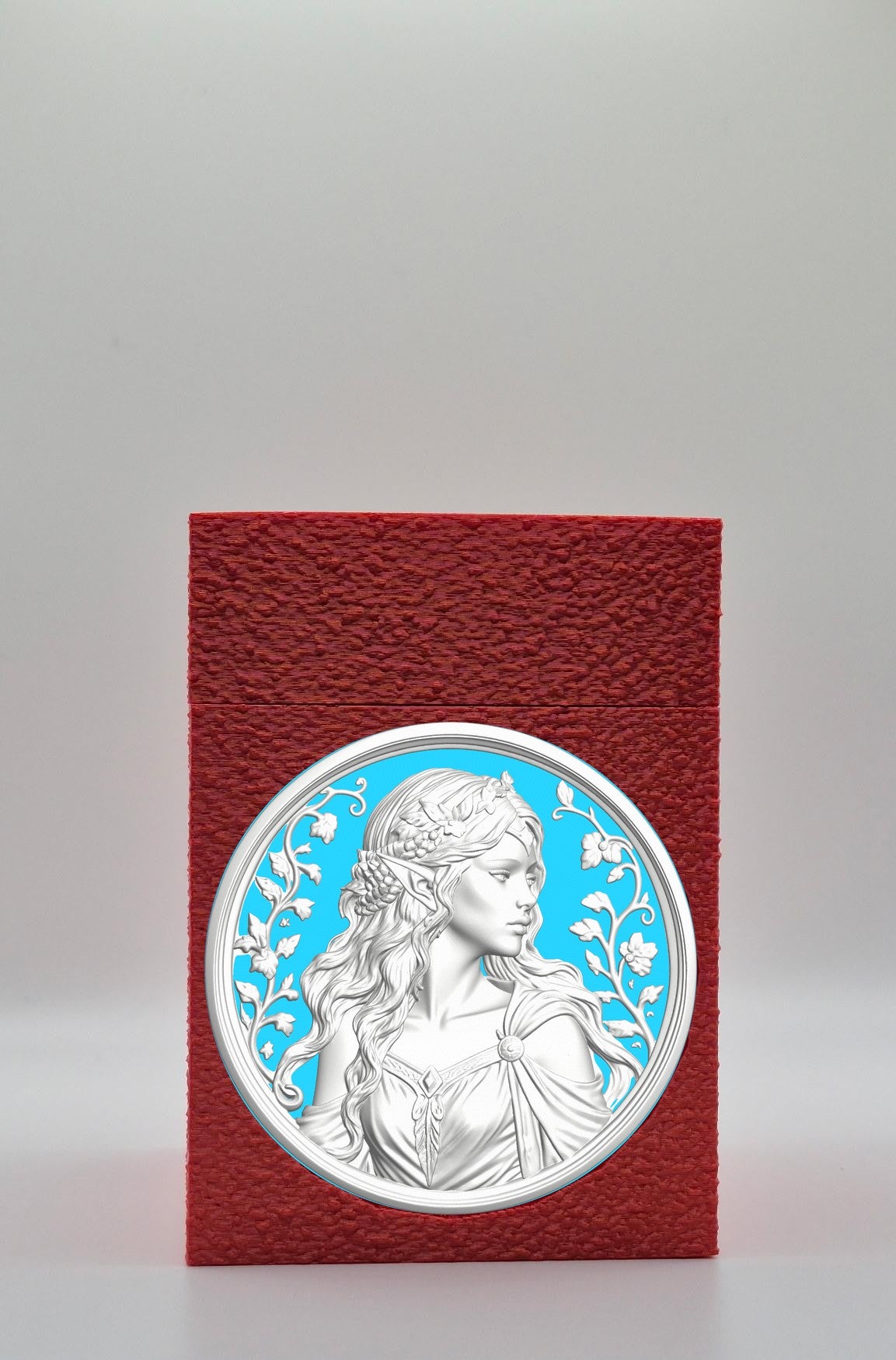 Elf Maiden Card Box — Red