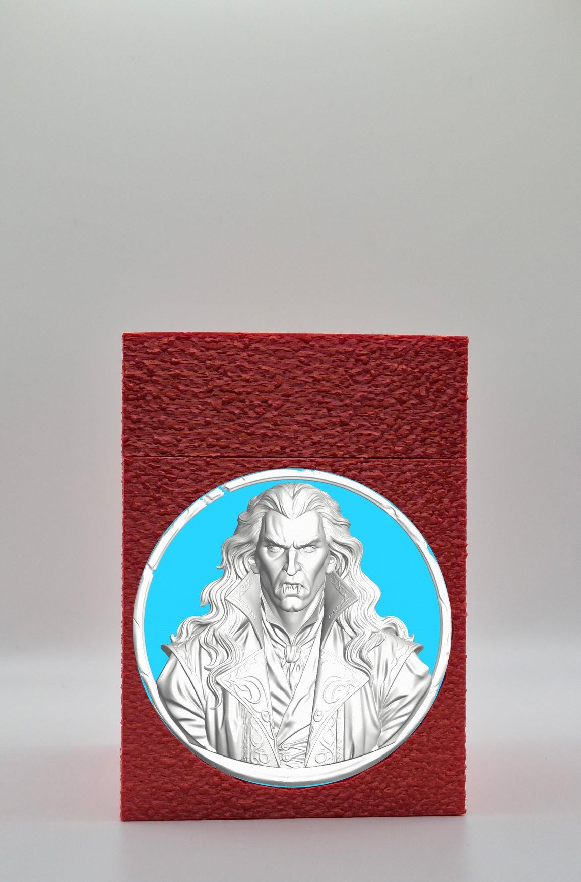 Gothic Vampire Card Box — Red