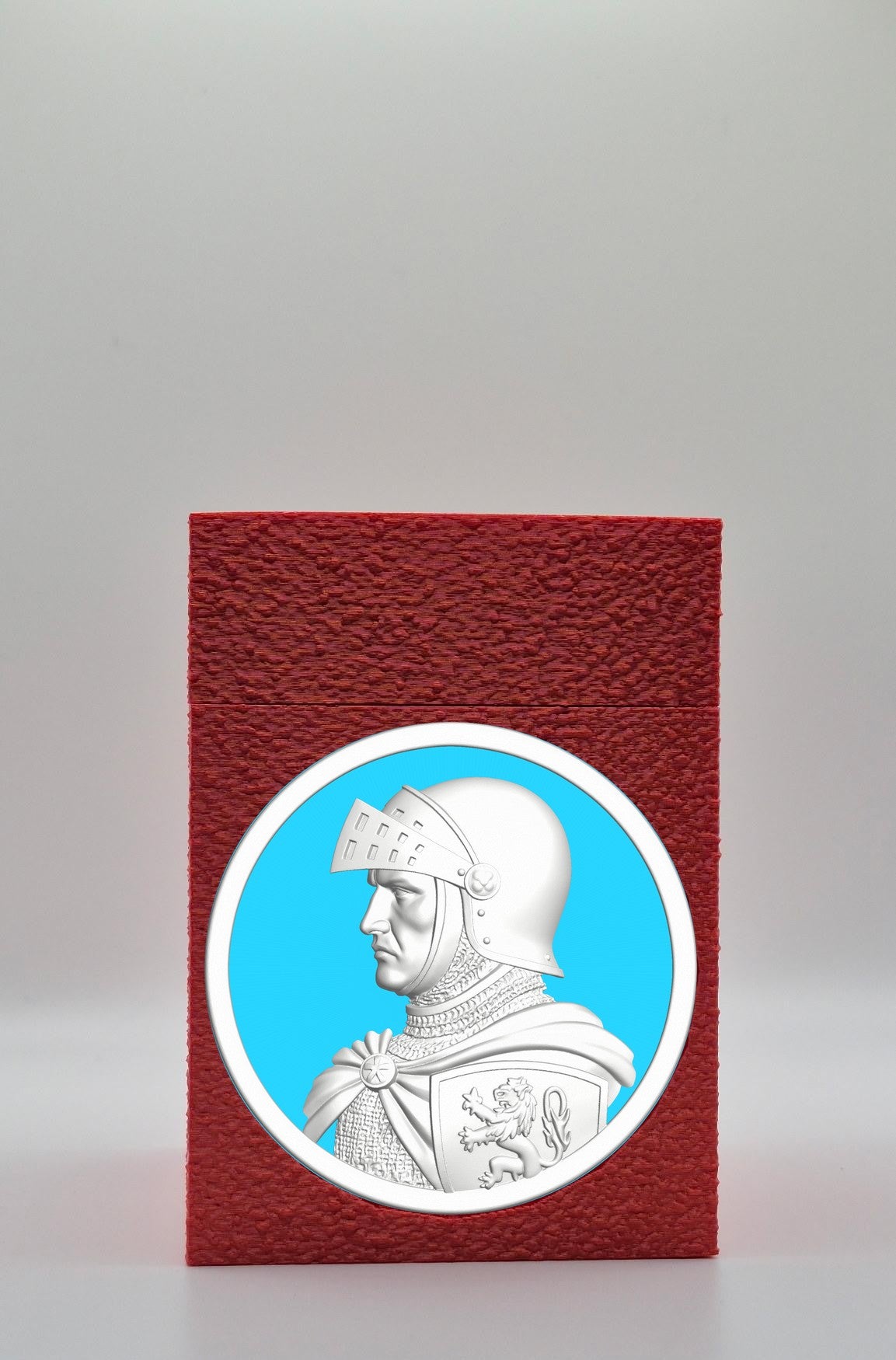 Knight Card Box — Red