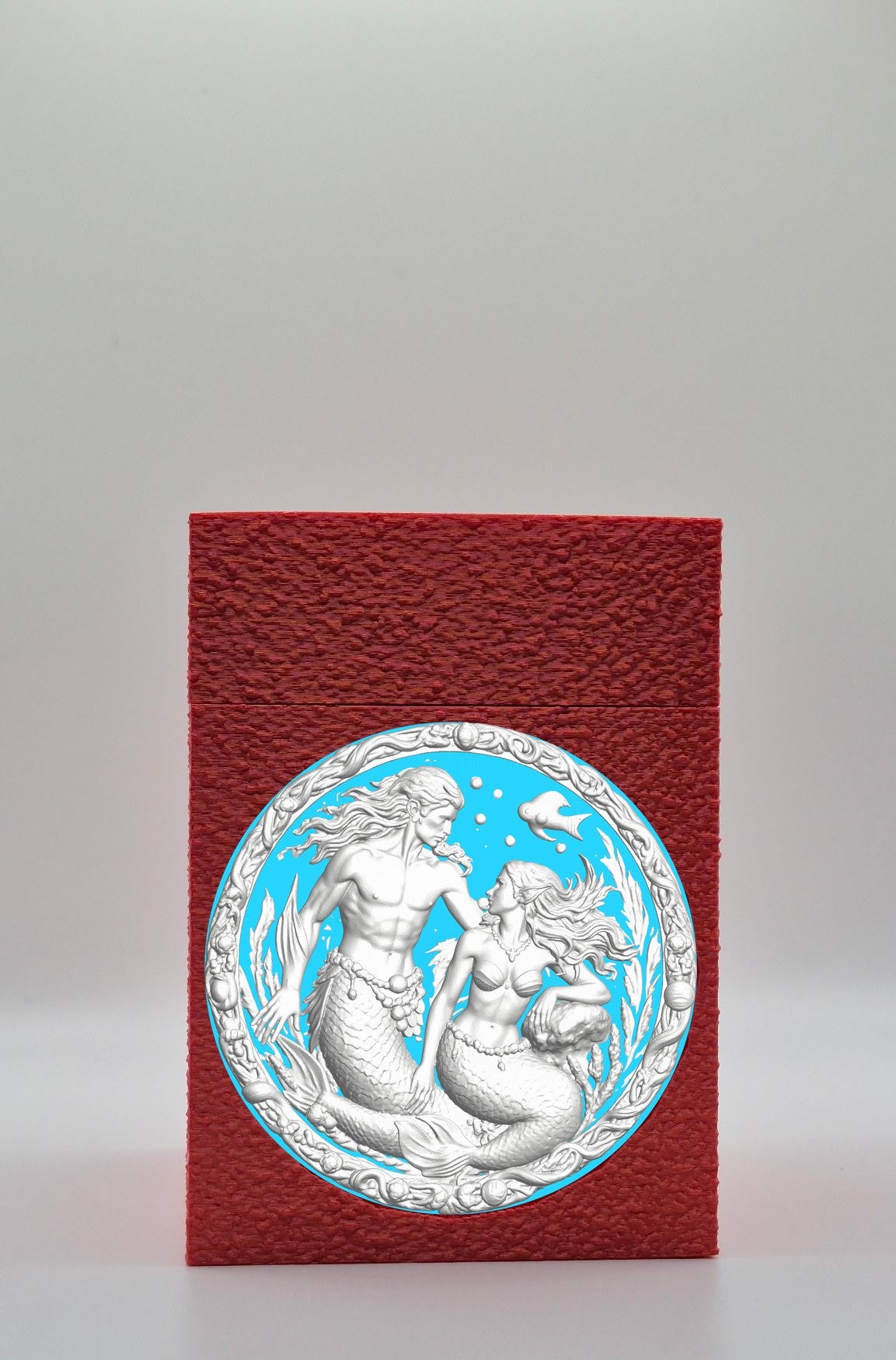 Merfolk Card Box — Red