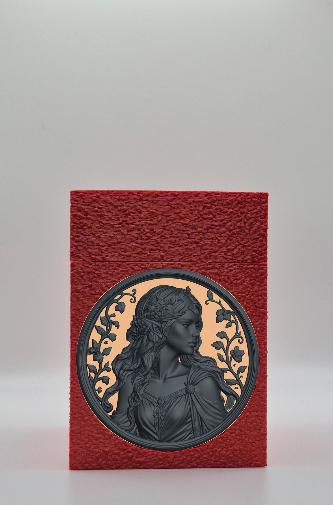 Elf Maiden Card Box — Red