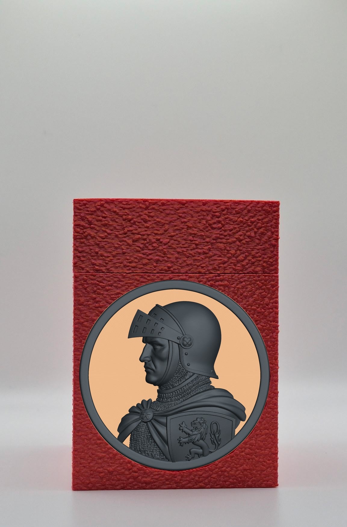 Knight Card Box — Red
