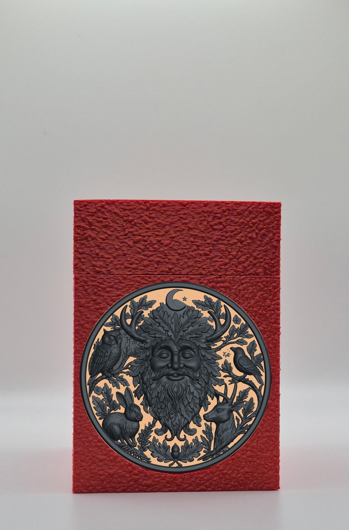 Tree Spirit Card Box — Red