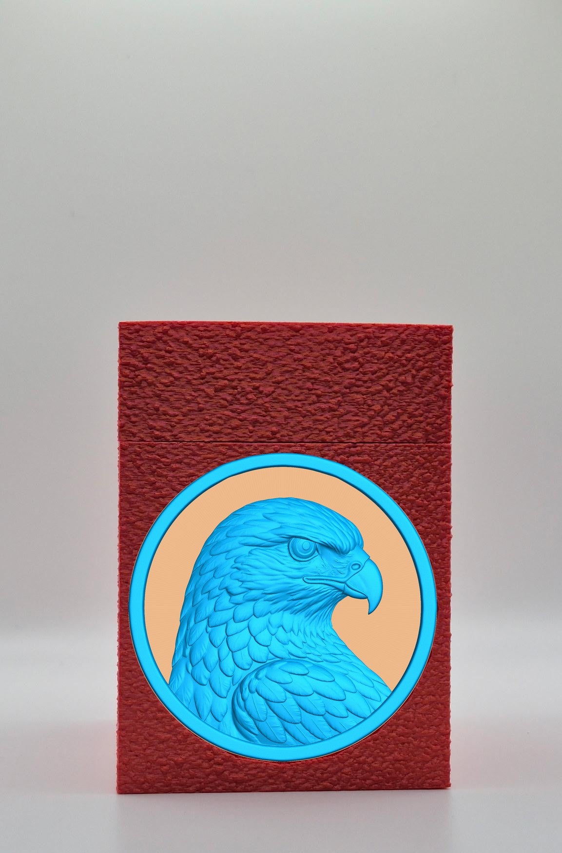 Eagle Card Box — Red