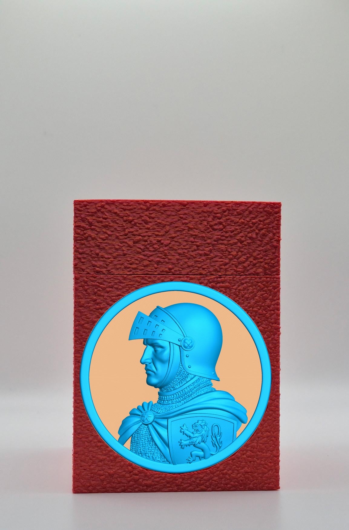 Knight Card Box — Red
