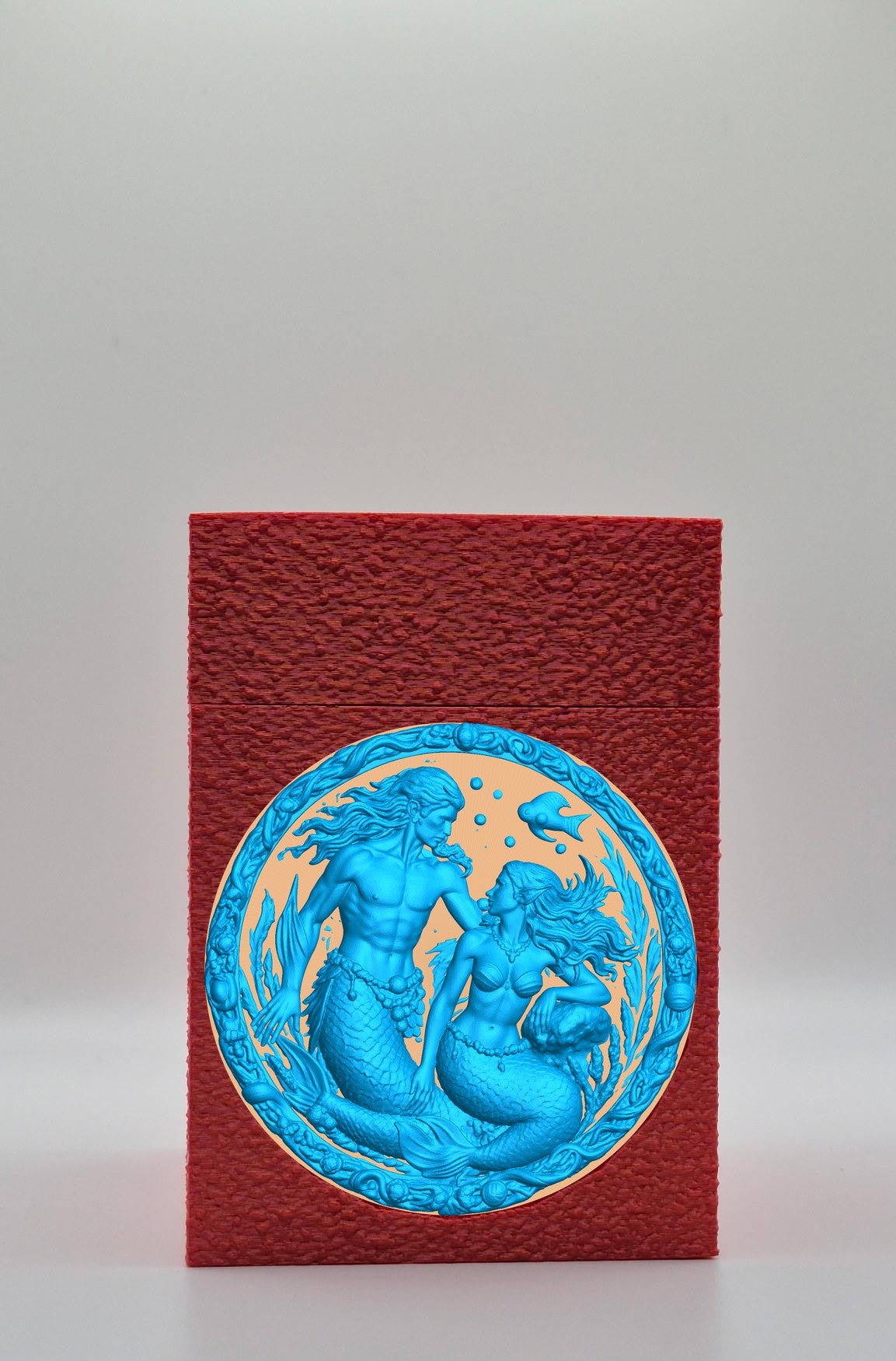Merfolk Card Box — Red