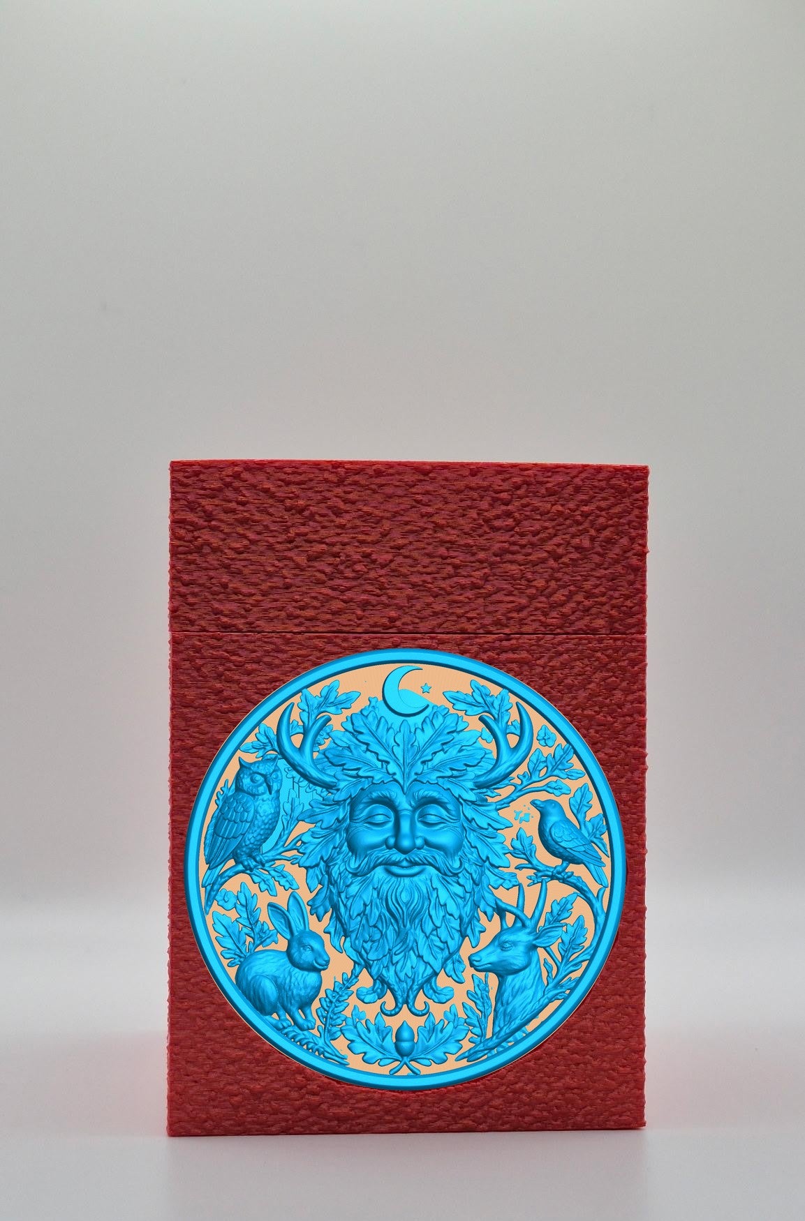 Tree Spirit Card Box — Red