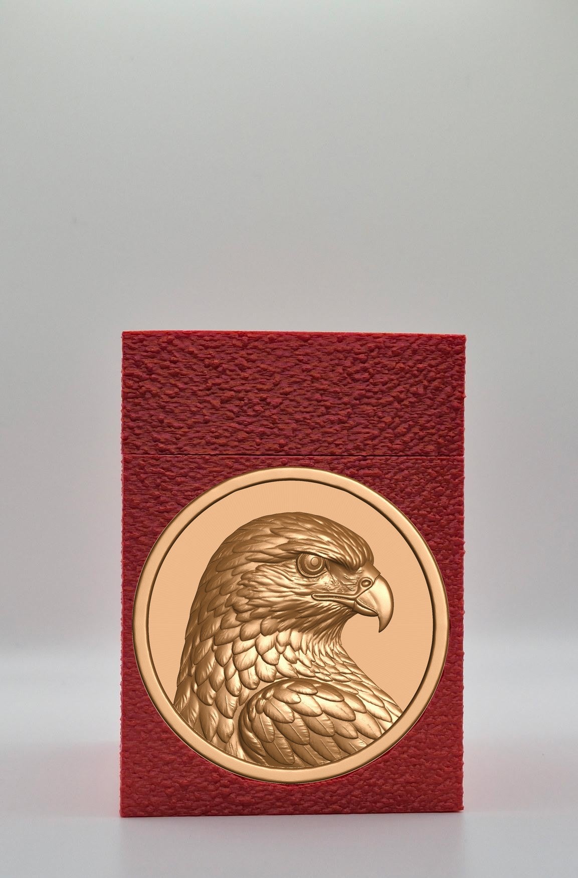 Eagle Card Box — Red