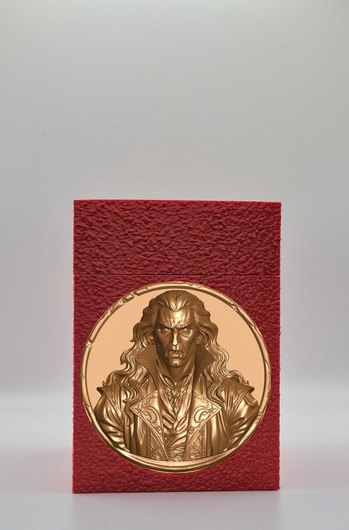 Gothic Vampire Card Box — Red