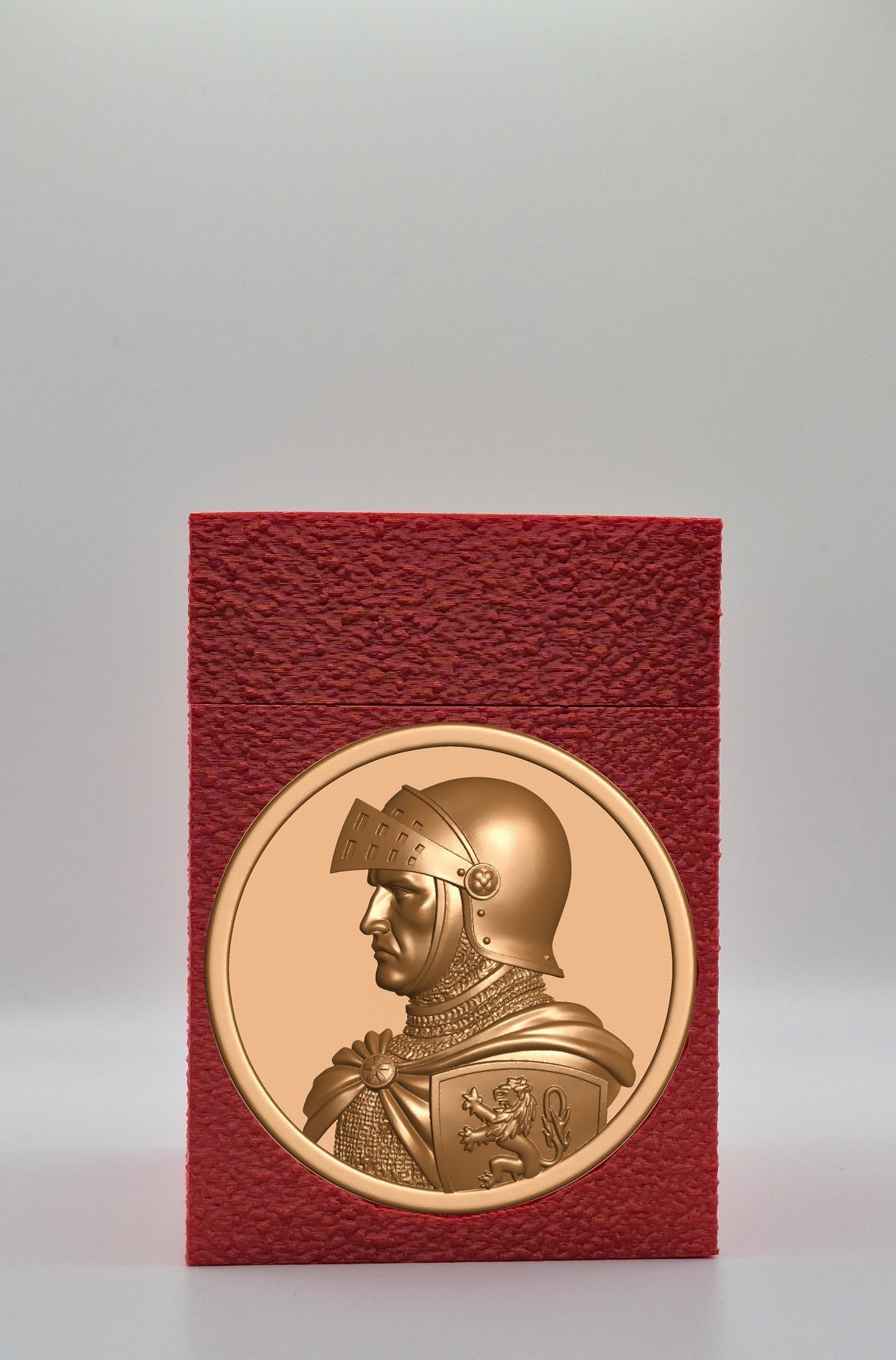 Knight Card Box — Red