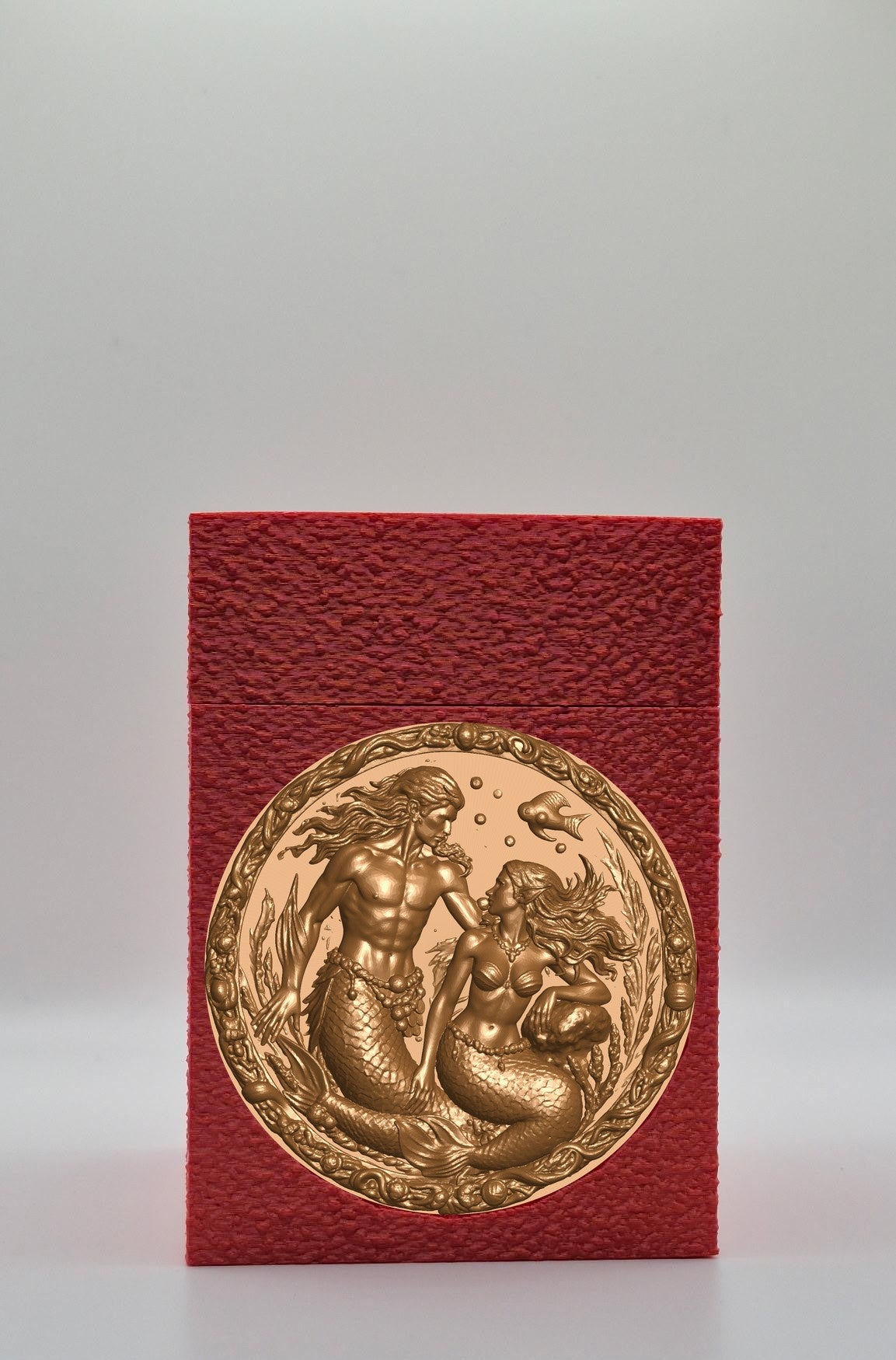 Merfolk Card Box — Red