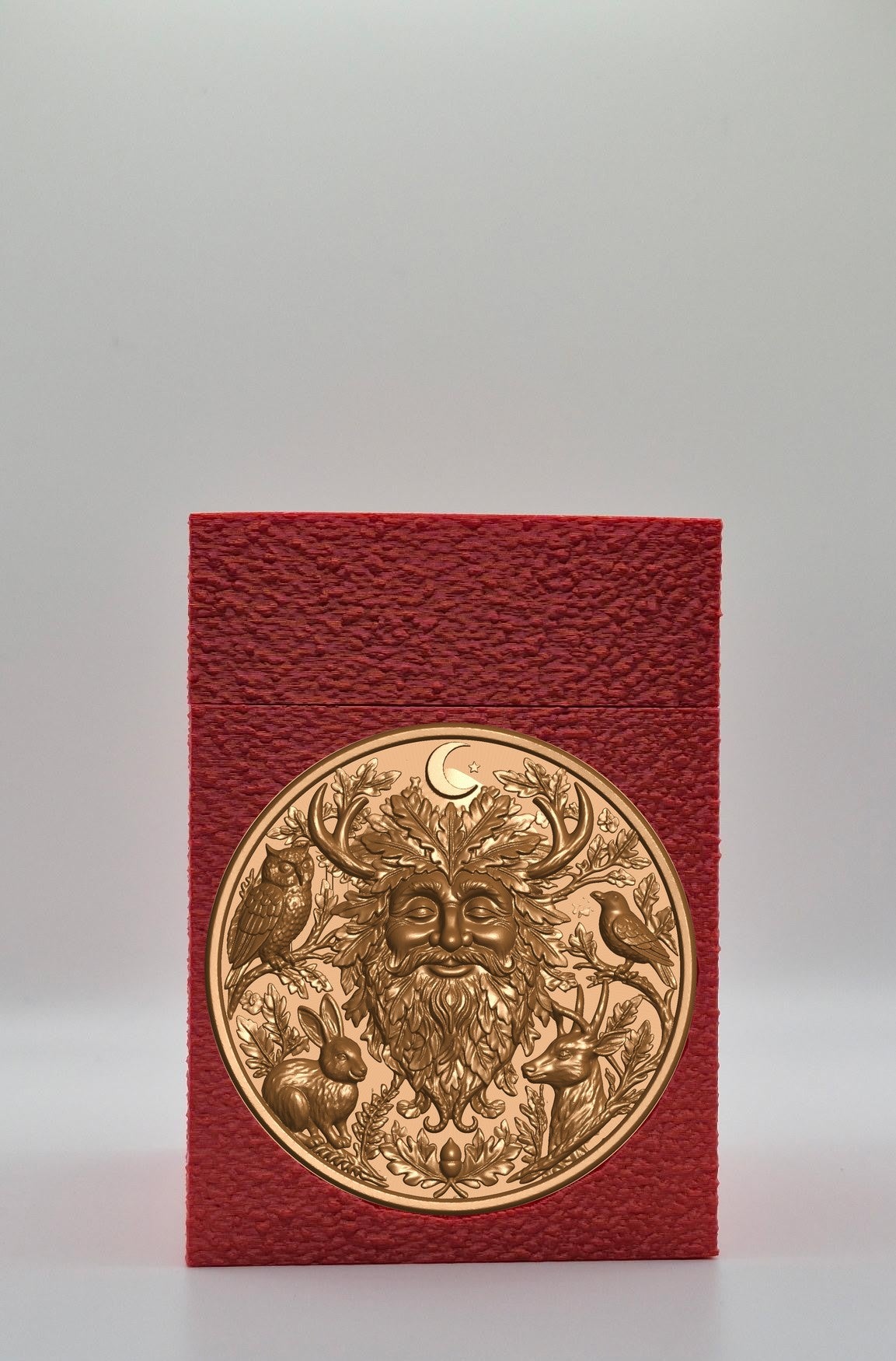Tree Spirit Card Box — Red